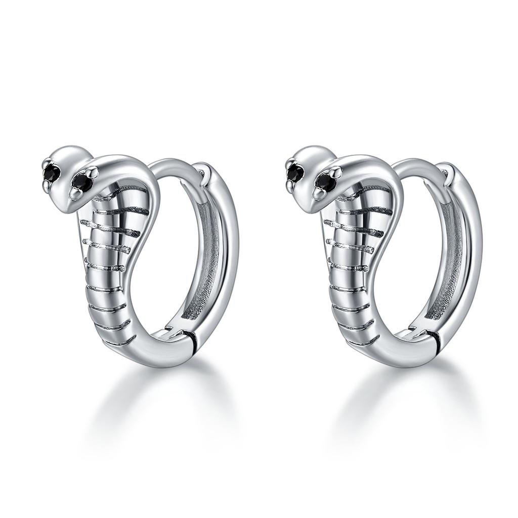 2 Stück/1 Paar Herrenohrringe Einzigartiges Design Kleine Creolen für Damen Edelstahl Vintage Farbe Punk Gothic Trend Schmuck