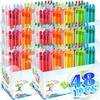 48/10 Pezzi Bottigliette Colorate con Bolle Tubetto Bacchetta Liquido Bottiglie Vuote Sapone Giocattoli per Bambini Decorazioni Bomboniere Festa di Compleanno Matrimonio