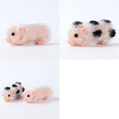 Life Like Reborns Pig Toy Animal Figure Collectible Dolls Desk Display Toy Children Educational Figurine Pet Raise Toy