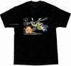 Creative Design Russian Mi-24 Attack Helicopter Oversized T-shirt Summer Cotton Tshirt O-Neck Unisex Tops Tees Men's Clothing...