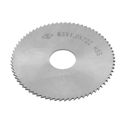 Lama per sega circolare in acciaio rapido a 72 denti, accessorio per disco da taglio, 63 x 1 x 16 mm
