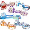 Portable 3 In 1 Kid Play Set Tent Ball Pit Crawling Tunnel Children Ball Pool Baby Balloon Playpen Yard Room Playground Gift Toy