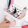Plastic Makeup Organizer with Drawer Desktop Cosmetic Storage Box