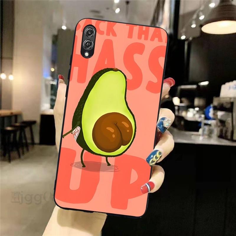 Avocado Ästhetik Handyhülle Für Honor 70 50 20 7S X9 X8 X7 Magic 4 3 Pro Weiche Schwarze Handyhülle