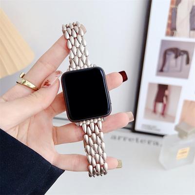 Metal w kształcie łzy (Apple Smart Watch) pasek: Nadaje się do Apple Watch 1-8 generacji Apple Smart Watch