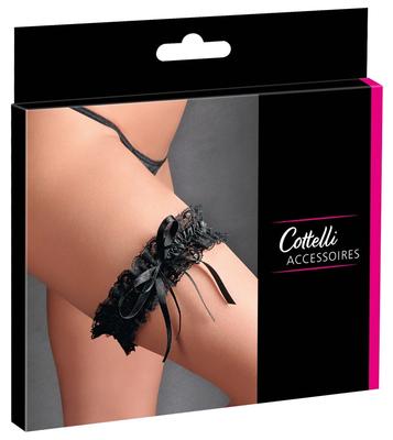 Cottelli ACCESSOIRES - Sexy Lace Garter with Satin Bow