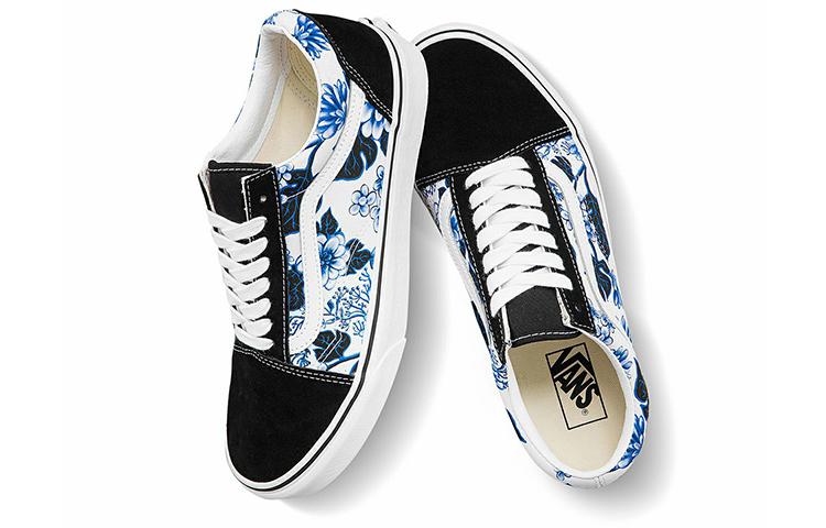 Old Skool Vans 'Floral Blue' VN0A7Q2JY6Z