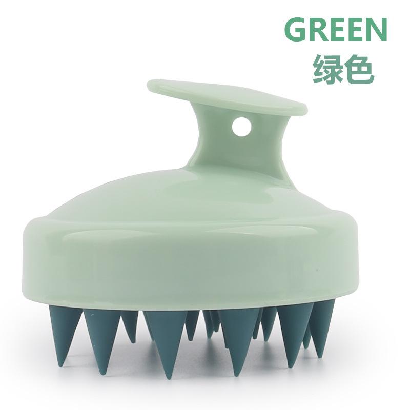 Hair Washing Comb with Handle, Soft Rubber Hair Washing and Massage Comb, Scalp Cleaning and Massage Brush, Hair Washing Brush