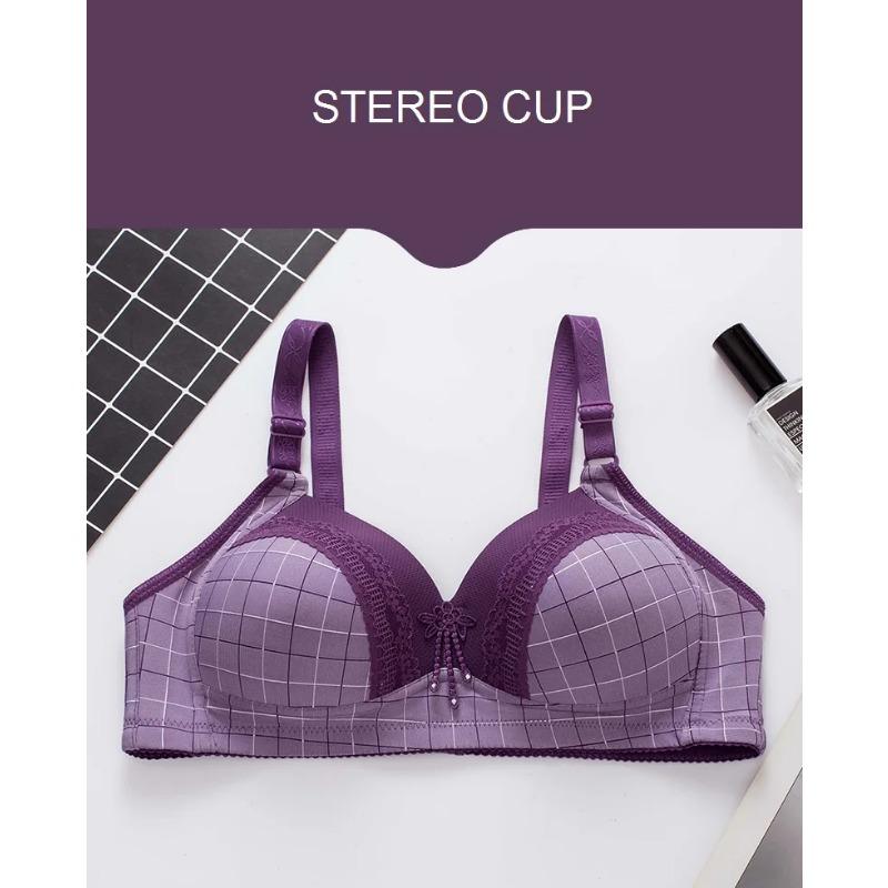 Frauen Weiblich Mutter BH Dünner Abschnitt Ohne Stahlring Frauen Damen Unterwäsche Sammeln Sexy Schöner Rücken Damen Weiblicher BH