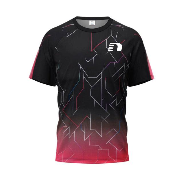 Atmungsaktive und saugfähige Fahrradbekleidung für Herren Neue Fitness Kurzarm Badminton Sportbekleidung Tennisbekleidung
