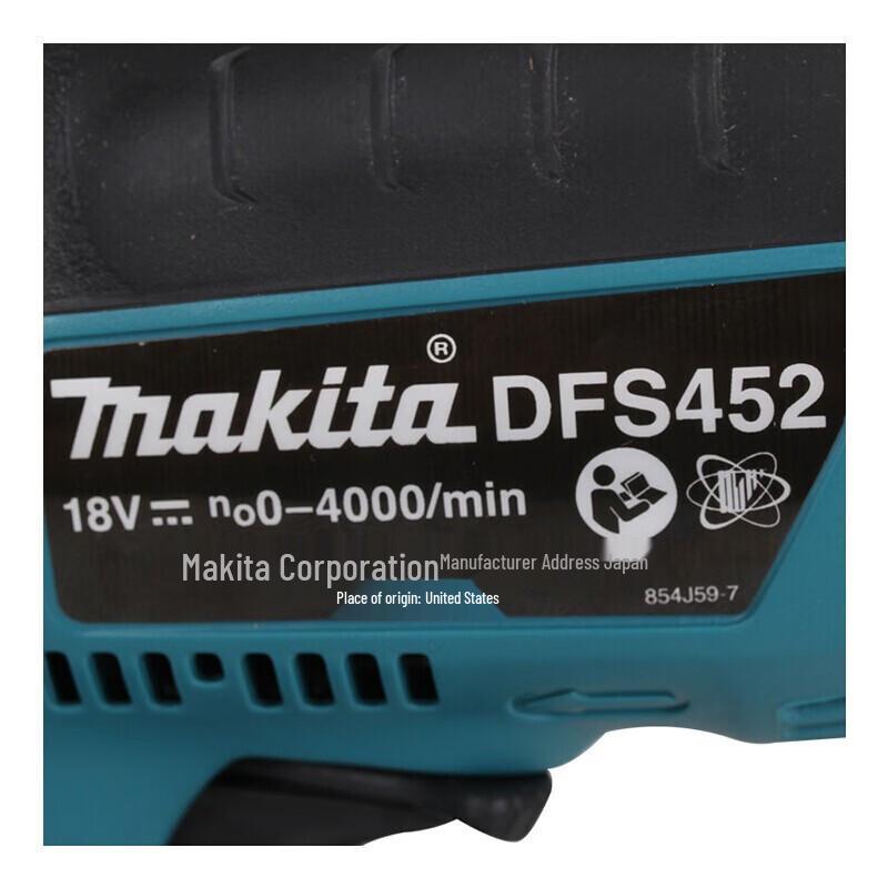 Makita DFS452 Cordless Screwdriver CN plug (adapter included)