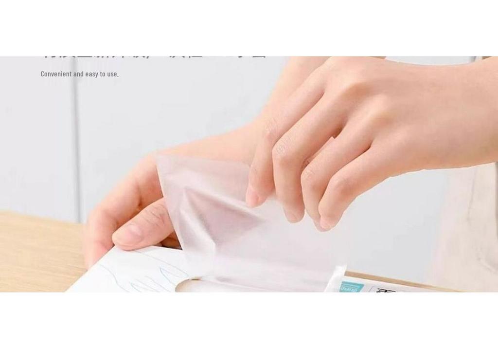 TPE Waterproof Food Service Disposable Gloves - Oil-Proof, Touchscreen-Compatible, Durable, Pull-Out Box.