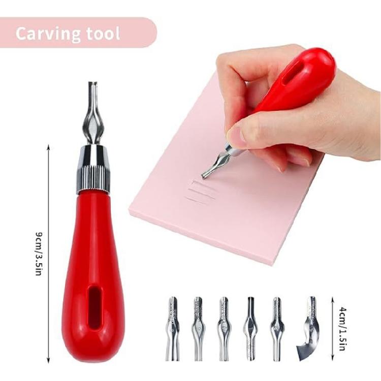 Rubber Stamp Making Kit Rubber Carving Block for Stamp Rubber Carving Block