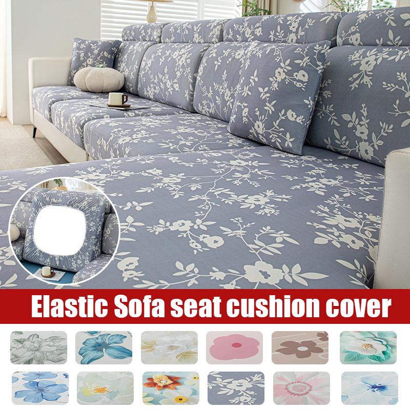 Flexible Chilly Feeling Sofa Seat Pad Cover Form Fitting Couch Protector Grippy Couch Cover Snuggly Launderable Sofa Protector