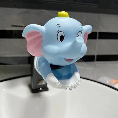 Kinder Wasserhahnverlängerung Cartoon Ente Hai Elefant Form Spritzwassergeschützte Wasserhahnverlängerung Badezimmer Gadget