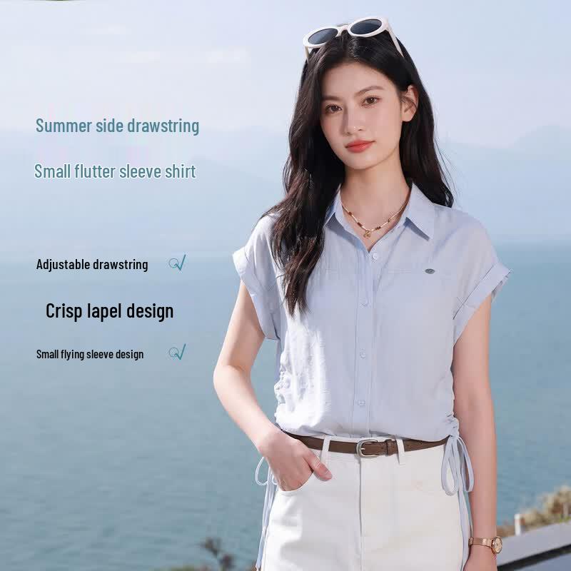 FivePlus Women s Lapel Commuter Shirt M