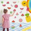 Seajan 60 Pcs Watermelon Bulletin Board Cutouts Decorations Summer Watermelon Paper Cutouts Accents for Kids Home School Chalkboard Classroom Decor