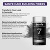 Instant Bald Spot Covering Fibers (22g) | For Fine and Thinning Hair for an Instantly Thicker & Fuller Look - Best Value & Superior Formula | Black