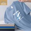Men's Ice Silk Short-Sleeve T-Shirts, Summer Round-Neck Casual Tees, Versatile and Stylish Bottoming Shirts