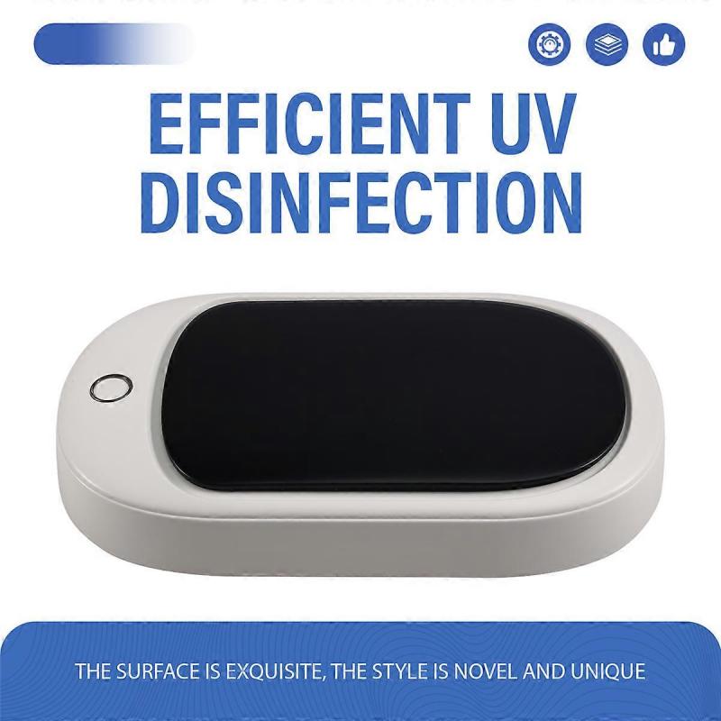 Smart Sterilizer for Mobile Phones, 4 UV Lights, Quick Automatic Disinfection, Portable and Efficient
