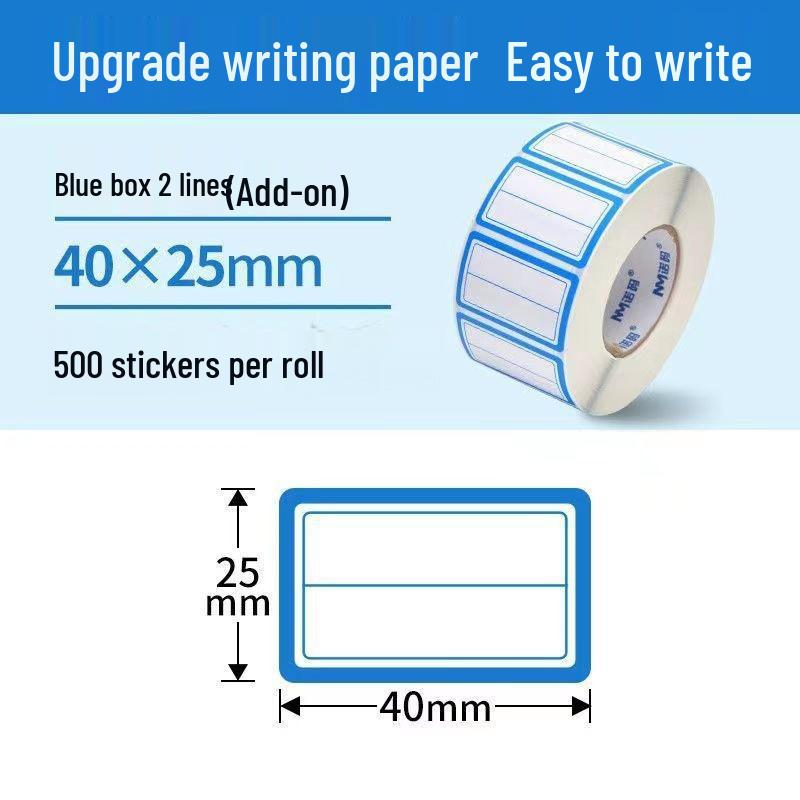 Waterproof Self-Adhesive Name and Memo Label Stickers for Classification and Marking
