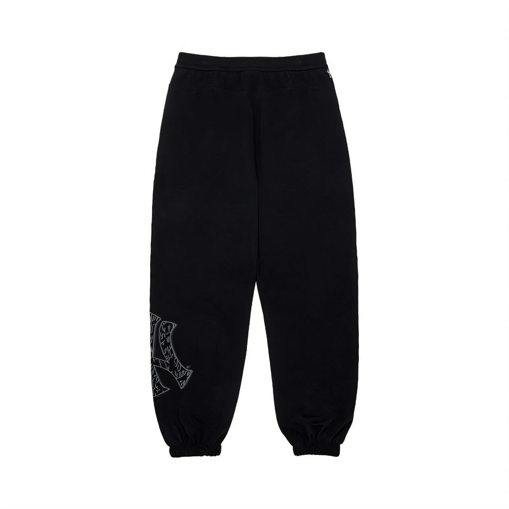 New MLB New York Yankees Basic Collection 25FW Knitted Sweatpants Unisex Standard Black 3APTB1454-50BKS