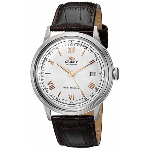 

Orient AC00008W Men s Bambino II White Dial Brown Leather Strap Automatic Watch