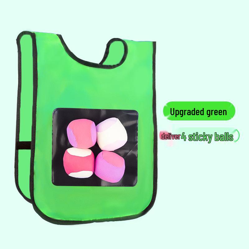 Free Shipping: Kids Sticky Ball Vest for Outdoor Games - Parent-Child Fun Toy