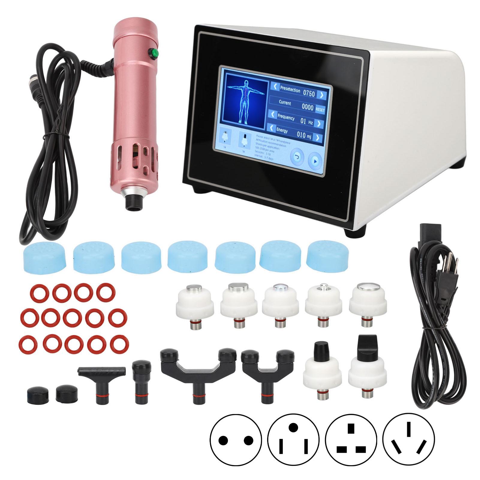 

Аппарат для ударно-импульсной терапии Розовое золото 11 массажных головок Аппарат для ударно-волновой терапии 100‑