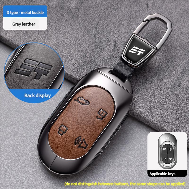 Pour Chery JETOUR X70PRO X90PLUS Mountain Sea L7 Housse de Protection Porte-Clés de Voiture Boîtier Métallique Convient
