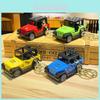 Authentic Jeep Off-road Car Keychain Creative Model Alloy Auto Chain Bag Charm