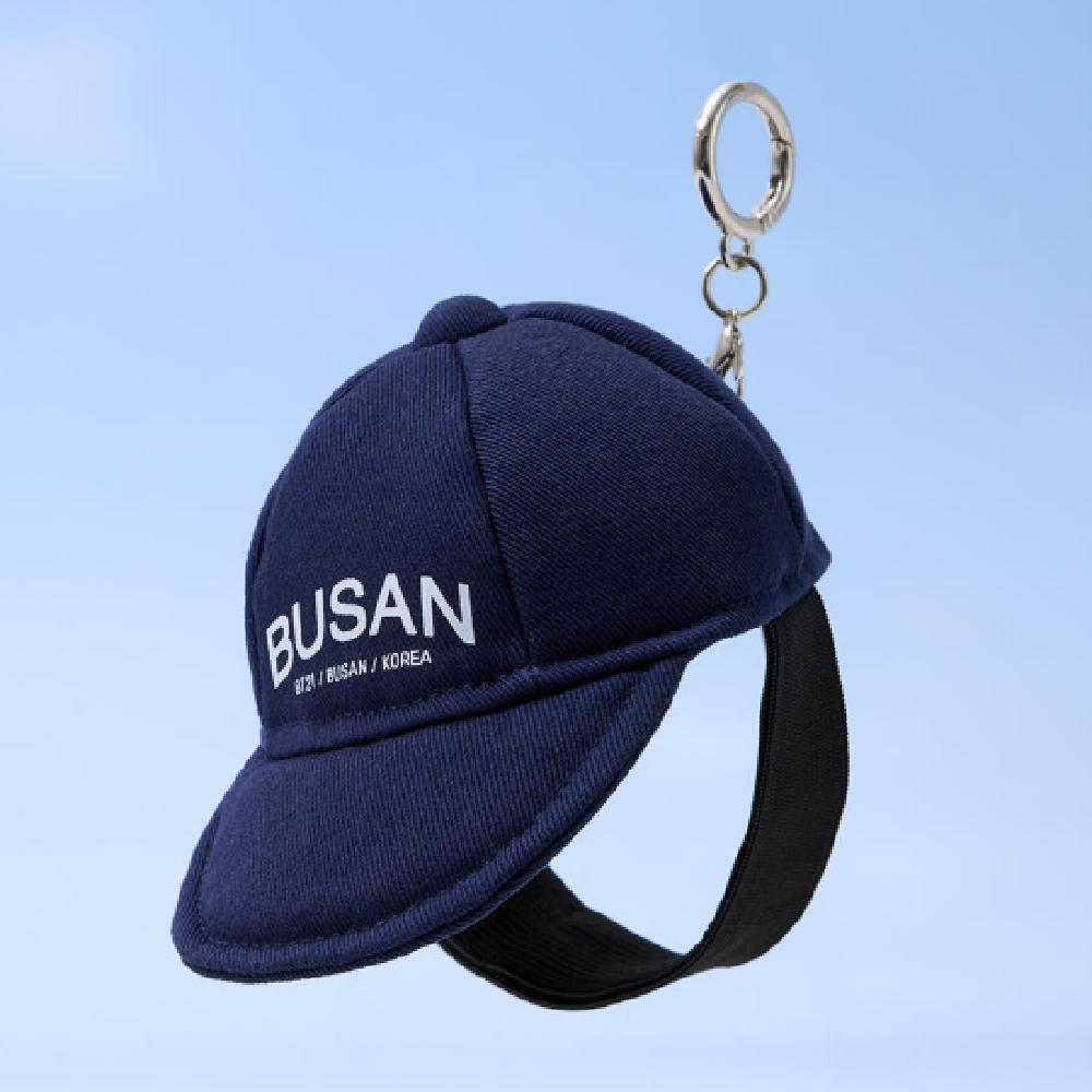 BT21 Ball Cap Key Ring Busan Edition
