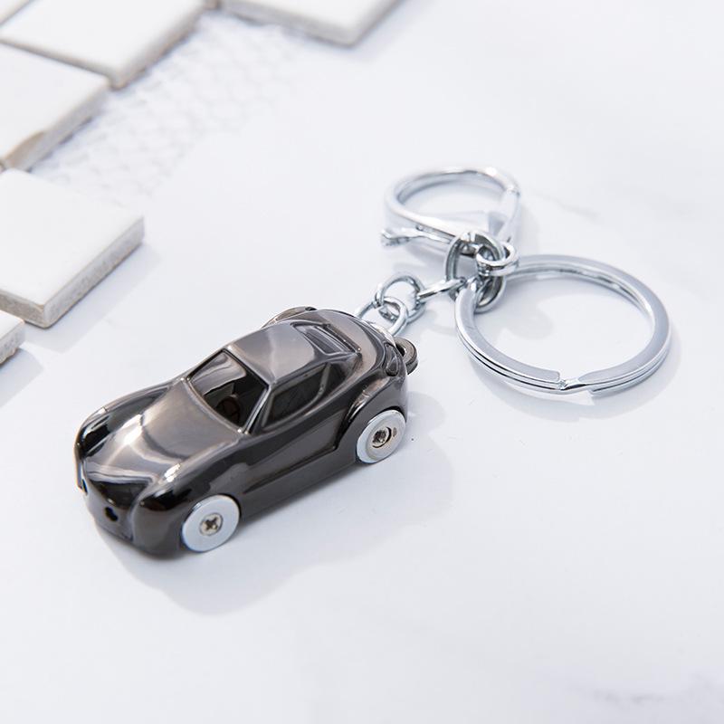 Šviečiantis cinko lydinio automobilio raktų pakabukas vyrams ir moterims kūrybiška dovana poros raktų pakabuko pakabukas Korėja mielas raktų žiedas stalo dekoracija