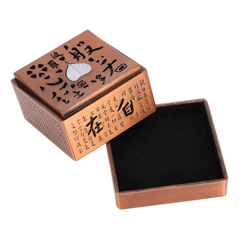 

Подставка для благовоний Металл Цинковый сплав Диск Сердечной Сутры Домашние ремесла Буддийские принадлежности