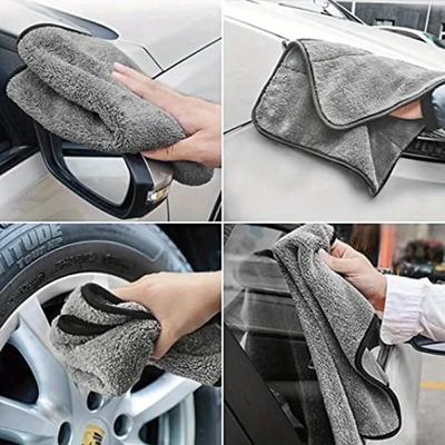 60x40cm Mikrofiber Araba Yıkama Havlusu Hızlı Kuruyan Oto Temizleme Ekstra Yumuşak Bez Araba Yıkama Aksesuarları İçin Yüksek Su Emici