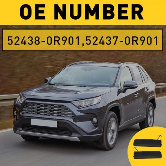 2PCS Front Bumper Tow Hook Cover Cap For Toyota RAV4 LE