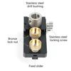 Aluminum Extrusion Positioning Drill Guide For Construction Furniture Assembly And Mechanical Projects