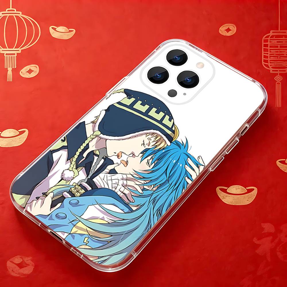 DMmd Dramatical Murders A-Aoba Transparent soft case for iPhone 17,16,15,14,13,12,11,Pro,Max,Plus, X,XS,XR,SE4,E Mini