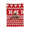 Funny Barry Wood Meme Christmas  Blanket Multiple Sizes Warm Cozy Fluffy  Throw Blankets for Couch Sofa and Bed