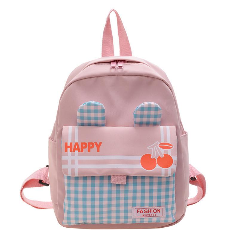 High-capacity Breathable School Backpack For Young Kids In Stylish Macaron Colors