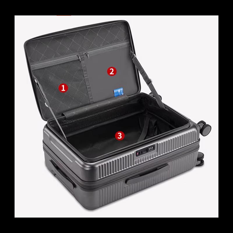 Traveller Front-Opening Hardshell Spinner Luggage