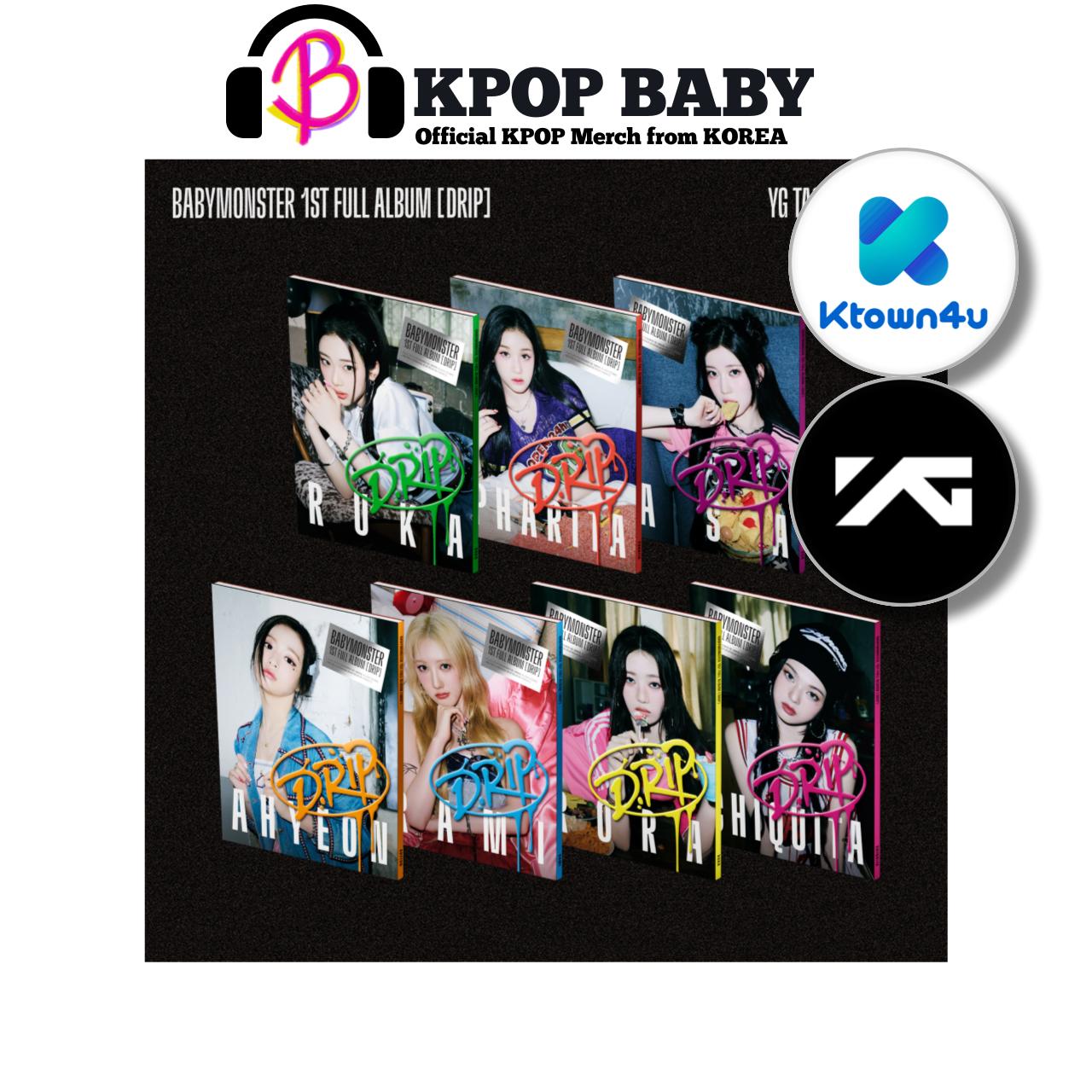 

[Предзаказ] BABYMONSTER (АЛЬБОМ YG TAG Вер.) [DRIP] 1-й ПОЛНЫЙ АЛЬБОМ (POB) NO POB (RUKA)