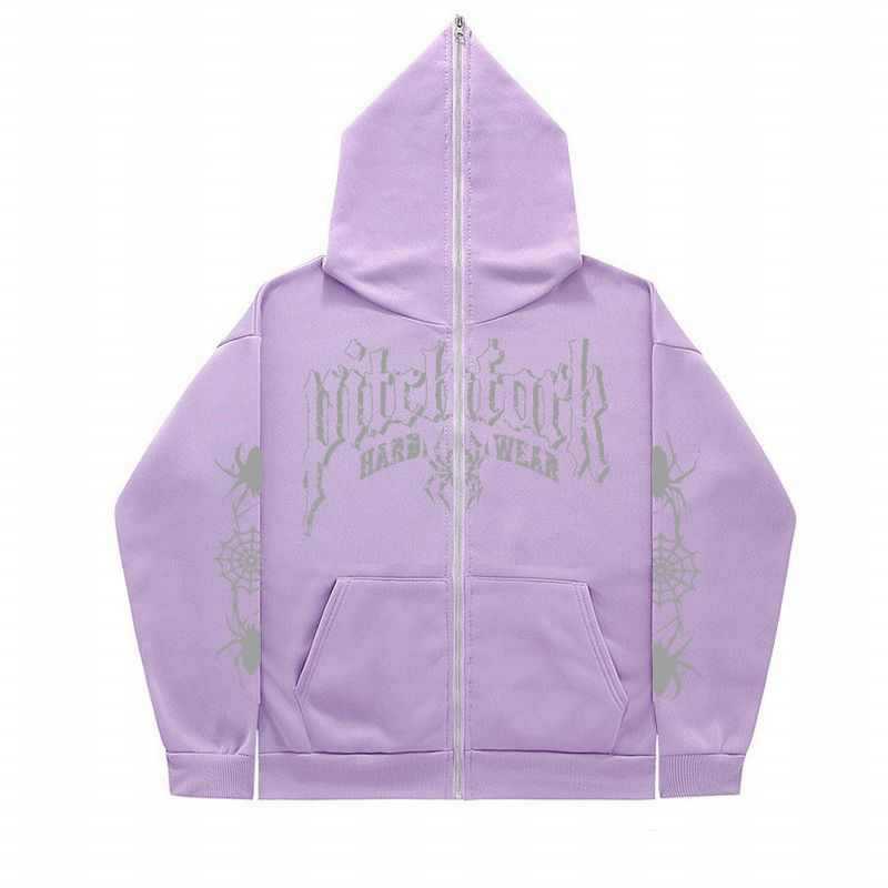 2024 cross-border new product Kuroshio cardigan boys coat oversize hoodie hoodie couple spider sweater