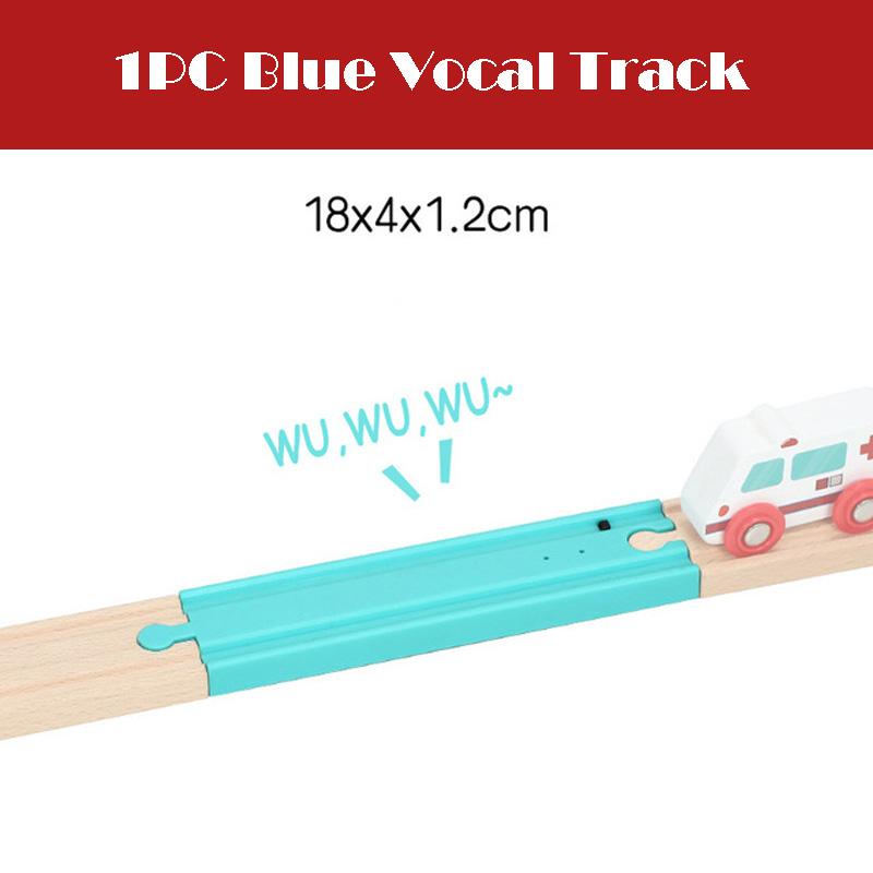 All Kinds Wooden Track Railway Toys Beech Wooden Train Track Accessories Fit for Brand Tracks Educational Toys for Children