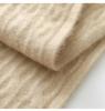100% Pure Cashmere Cable Knit Scarf for Women and Men – Versatile Autumn/Winter Fashion Accessory