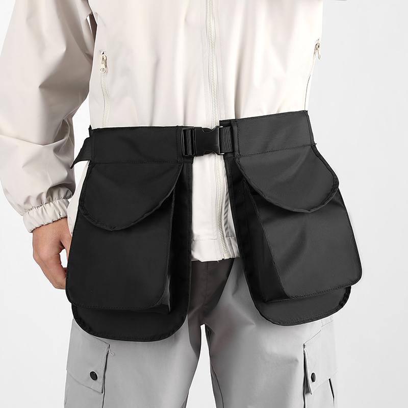 

Повседневная мужская поясная сумка-бананка Высококачественная легкая нейлоновая поясная сумка для инструментов для мужчин Модный тренд Мужские тактические сумки для походов Велосипедная сумка