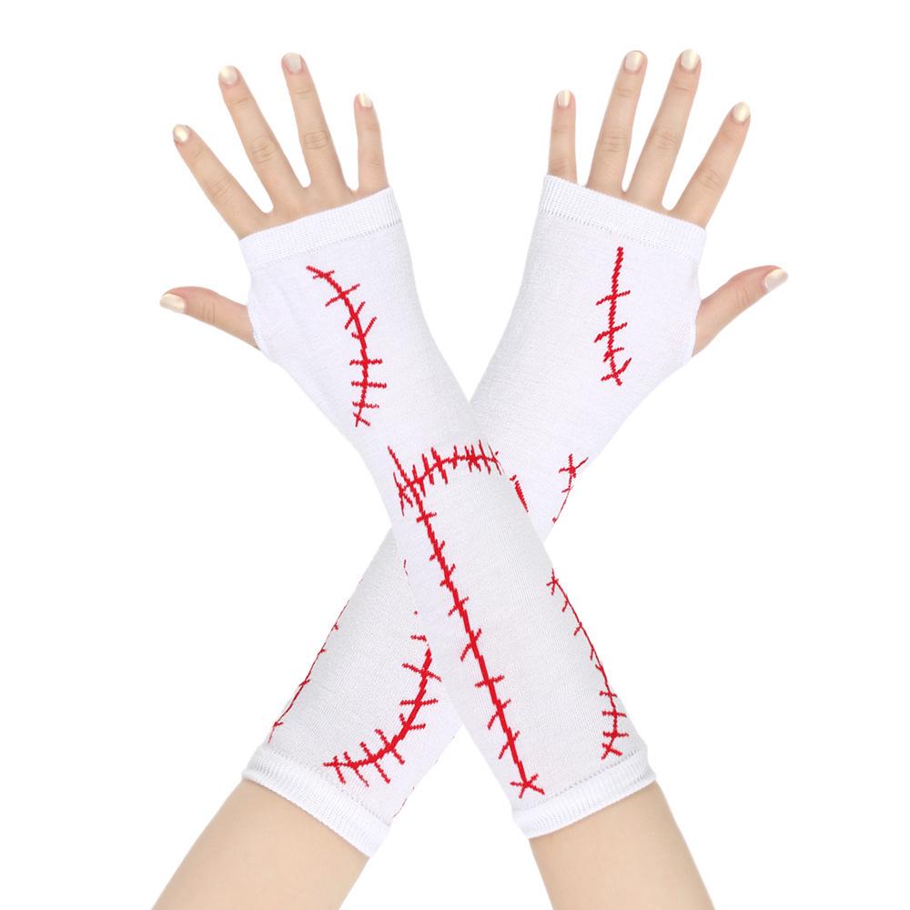 Christmas Nightmare Long Gloves & Socks Cosplay Costume - Sally Stitched Design