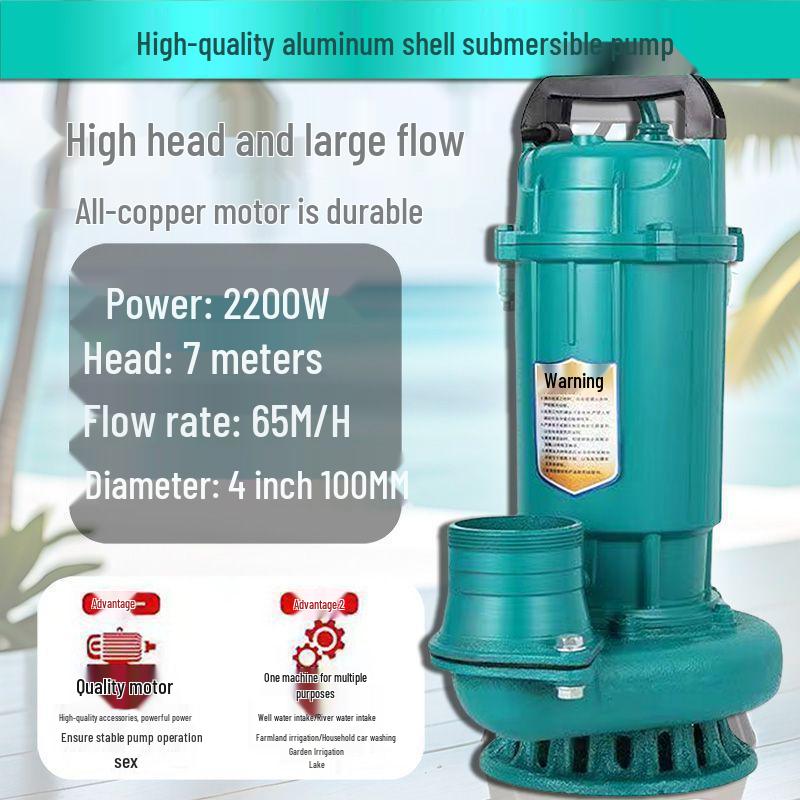 Hochleistungs-Tauchwasserpumpe für Haushalts- und Landwirtschaftliche Nutzung - Großer Durchmesser & Hoher Durchfluss