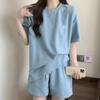Navava Women Training Short Sleeve Shorts Two Piece Set Nt2340