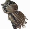 100% Linen Stripe Men/Women Winter Scarf  High Quality Hijab Fashion Foulard Shawls Scarves 60x180cm